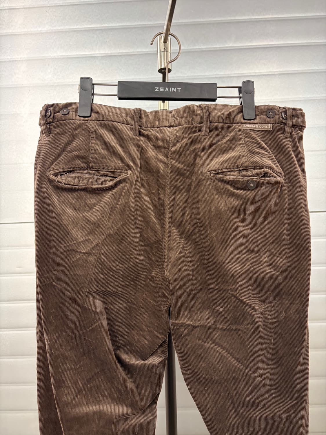 마이클 콜 코듀로이 팬츠 브라운 상품이미지6