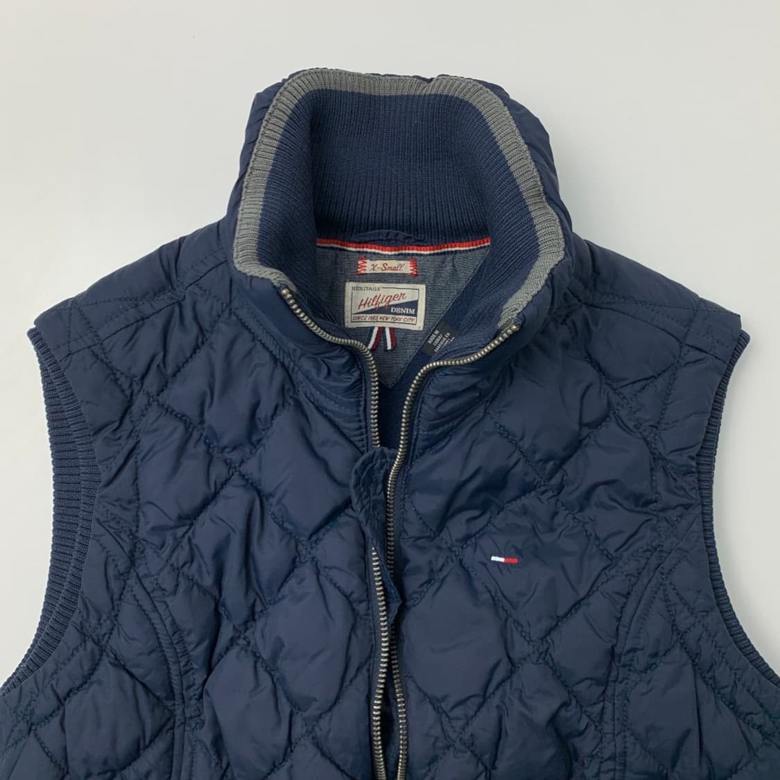 [XS/정품]타미힐피거 여성 헤리티지 퀼팅 패딩 조끼 상품이미지3