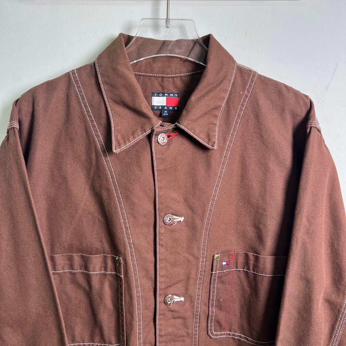 타미힐피거 타미진스 브라운 워크 자켓 M 상품이미지4