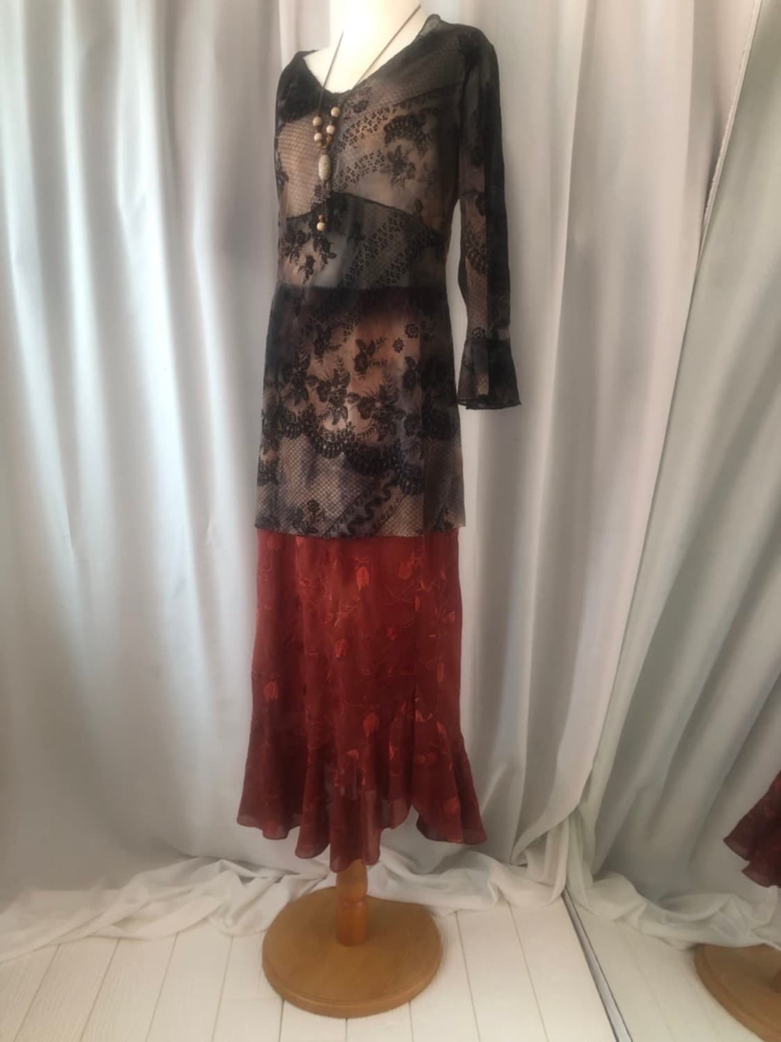 766. autumn rose long skirt 상품이미지3