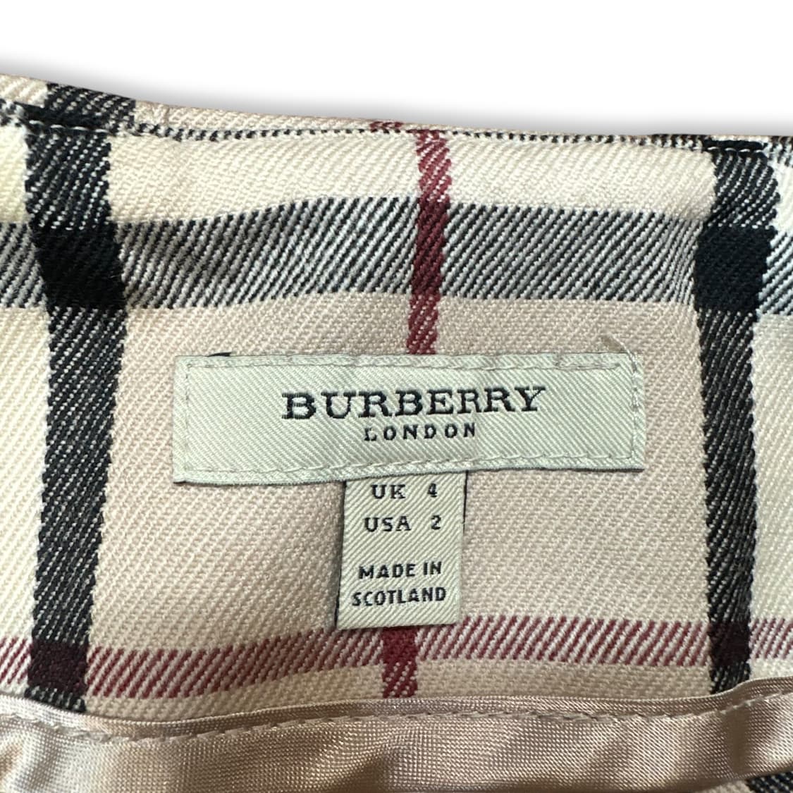 버버리 노바체크 랩 스커트 상품이미지5