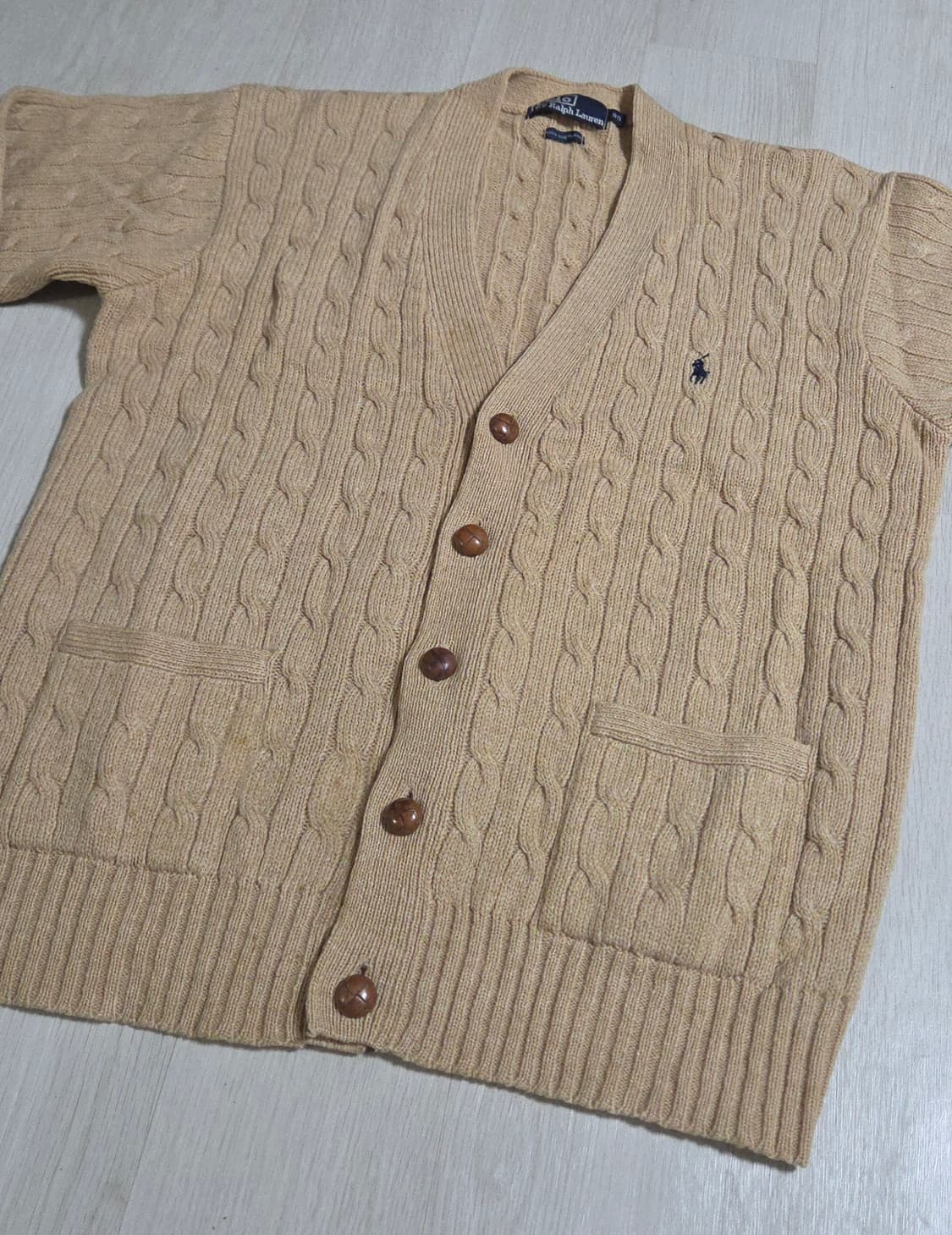 (착샷) 폴로 랄프로렌 가디건 케이블 코튼 상품이미지3