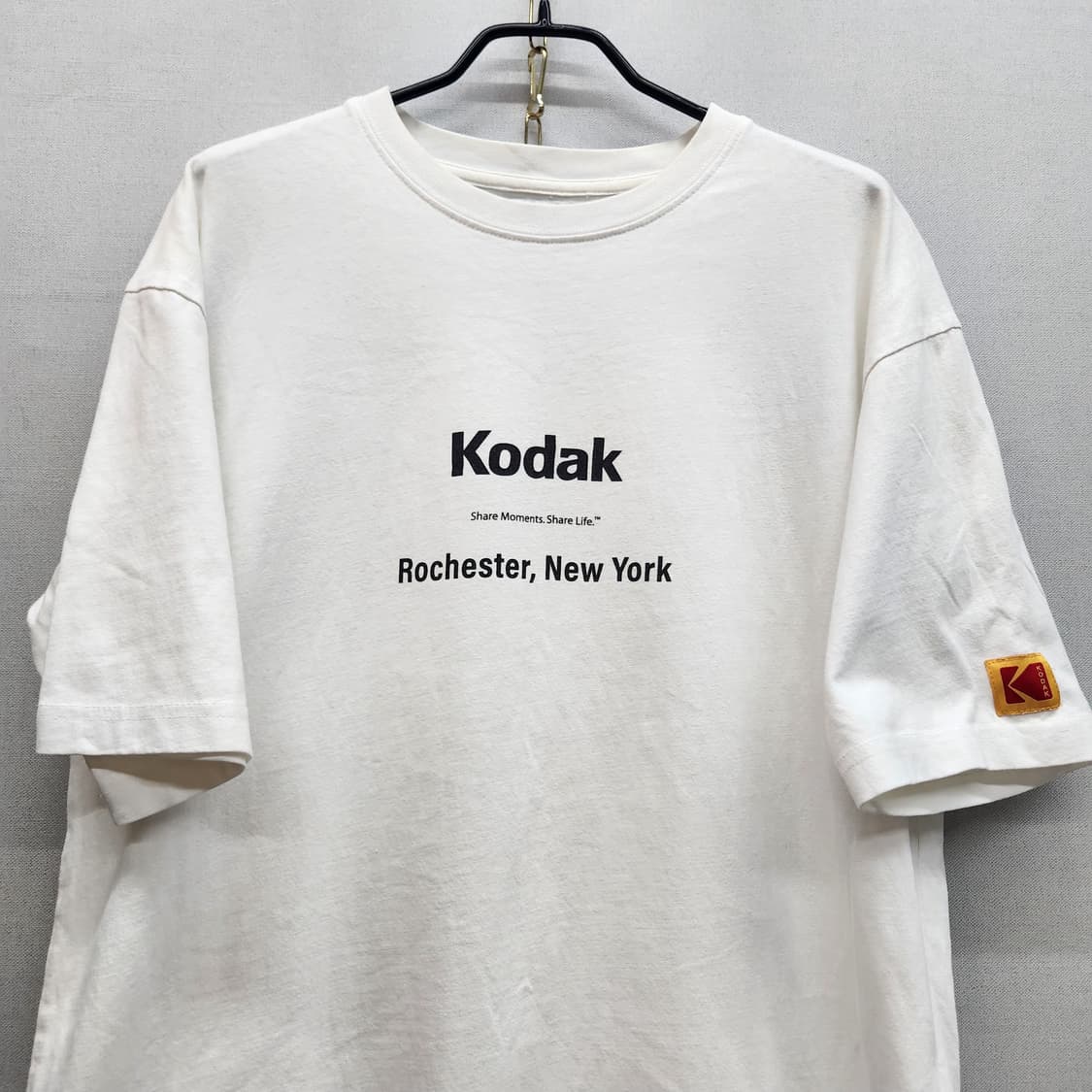 코닥 백 빅로고 프린팅 반팔티 S(L) 상품이미지3