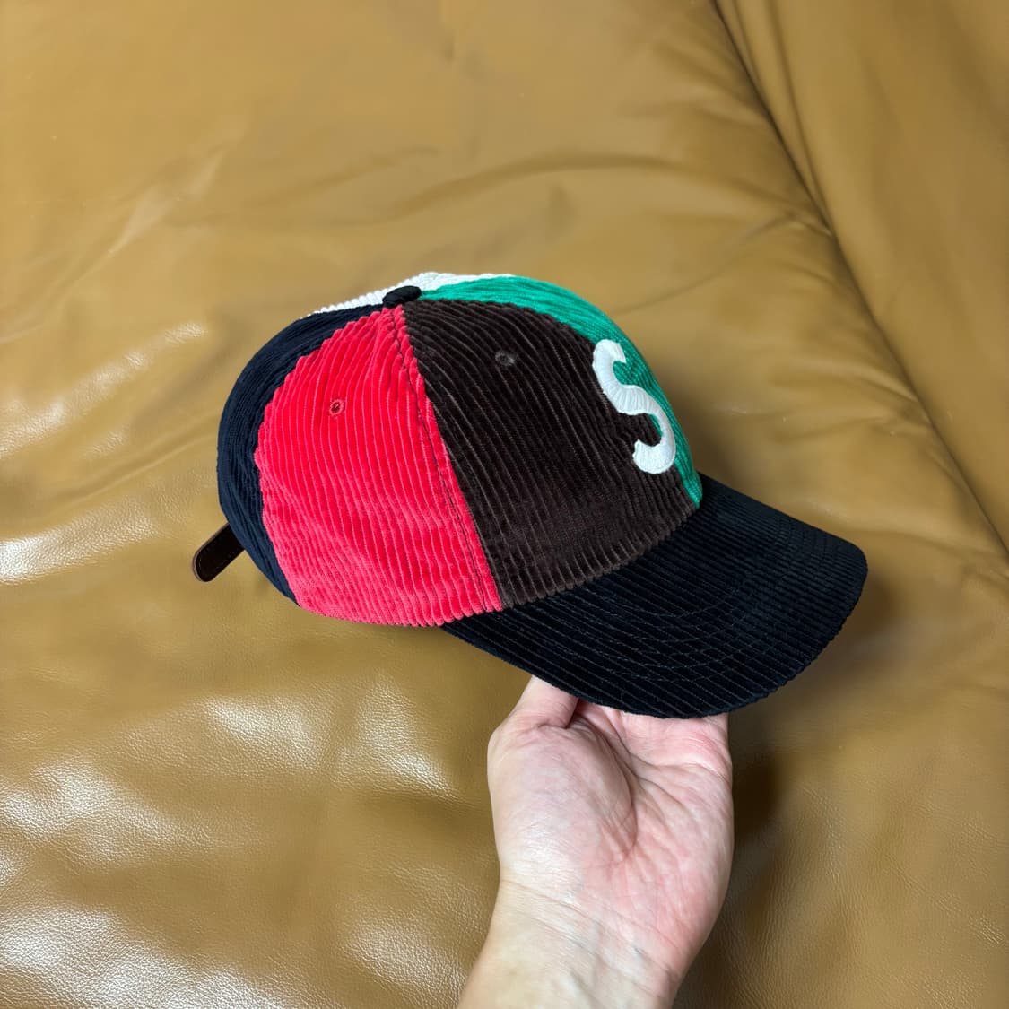 Supreme 슈프림 멀티 컬러 S로고 6패널 볼캡 모자 상품이미지3
