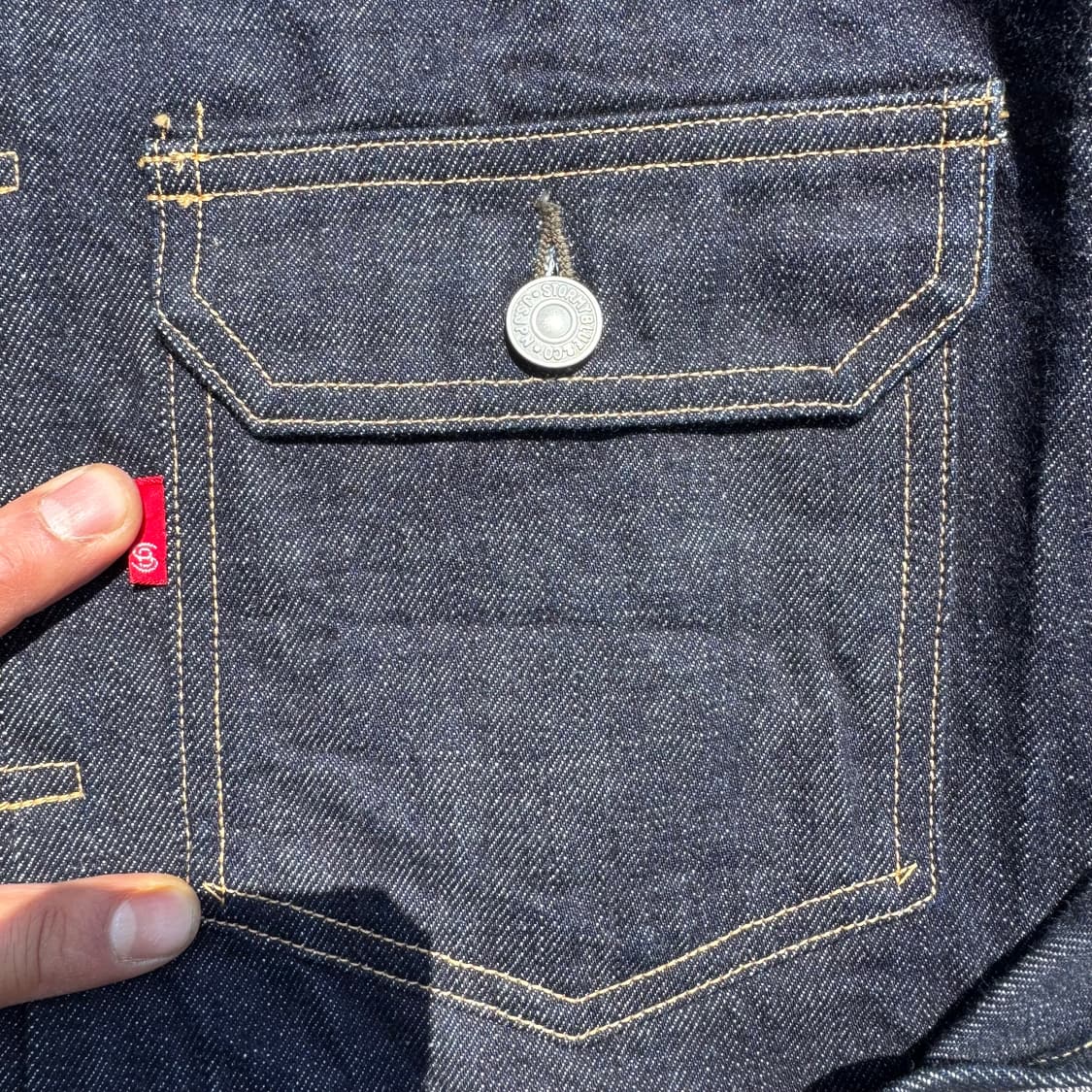 [L] Pherrows 페로우즈 2세대 셀비지 데님 자켓 상품이미지7