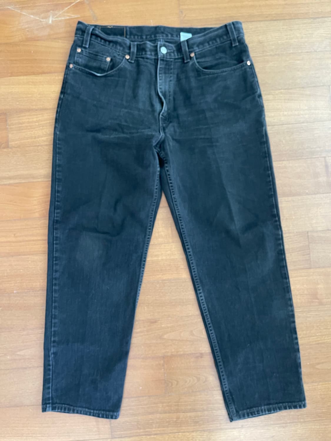 90s 리바이스 550 블랙 데님 팬츠 38x32 상품이미지1