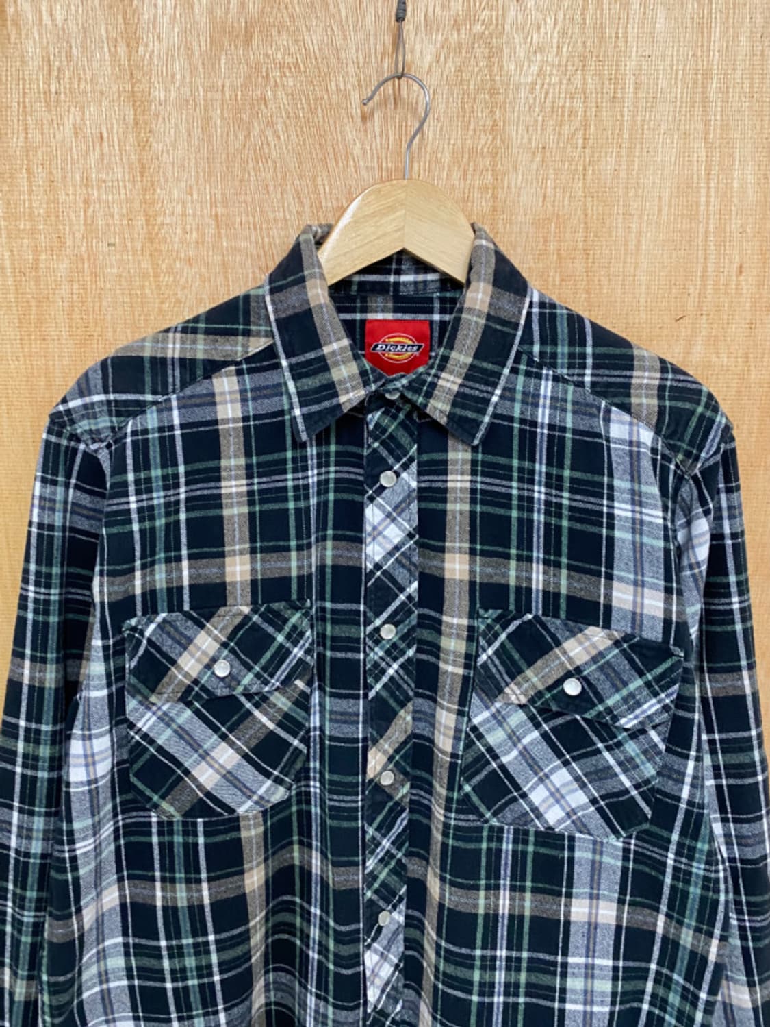 DICKIES madras check flannel shirts 플란넬 상품이미지4