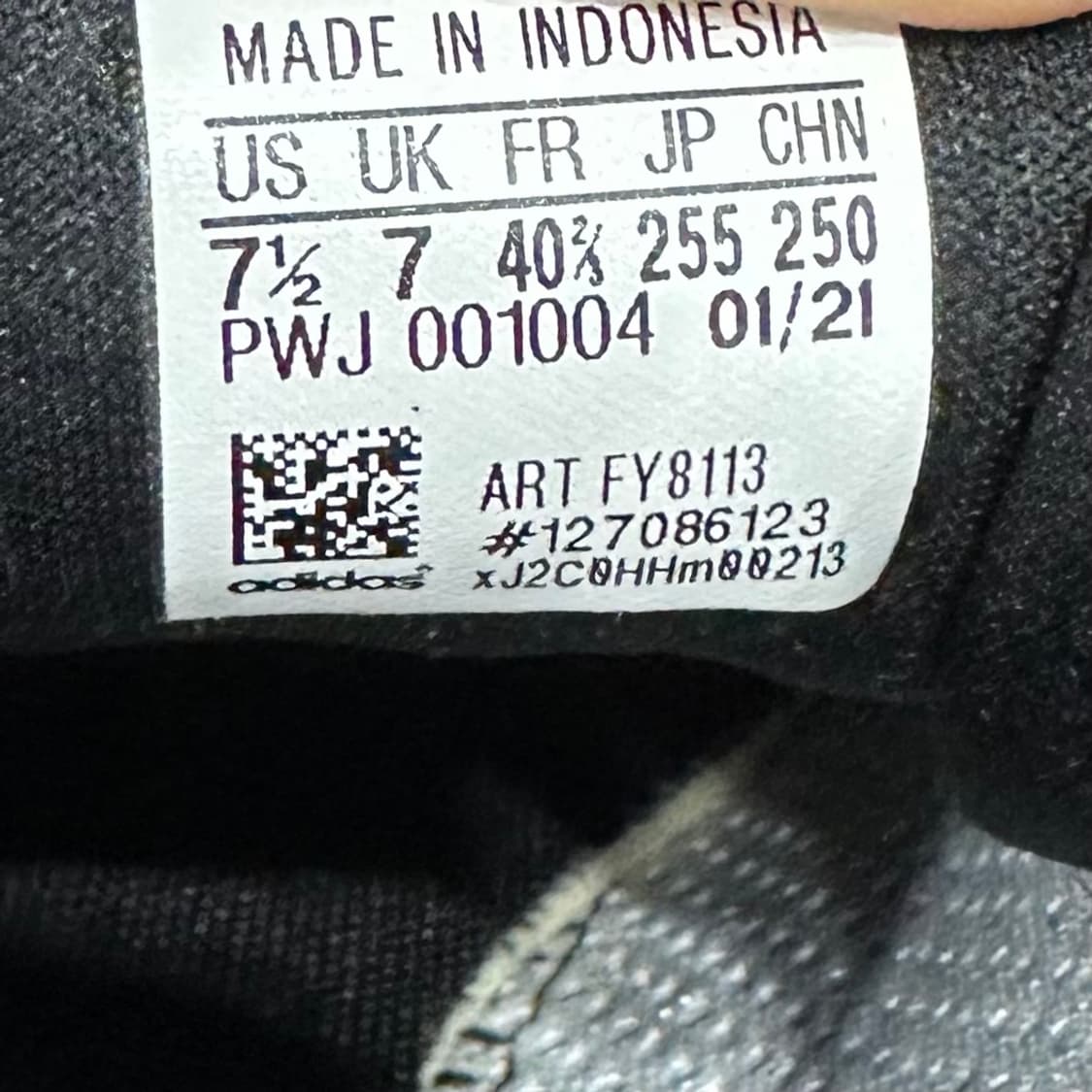 255) 아디다스 운동화 남성 남자 신발 듀라모 SL 블랙 화이트 상품이미지9