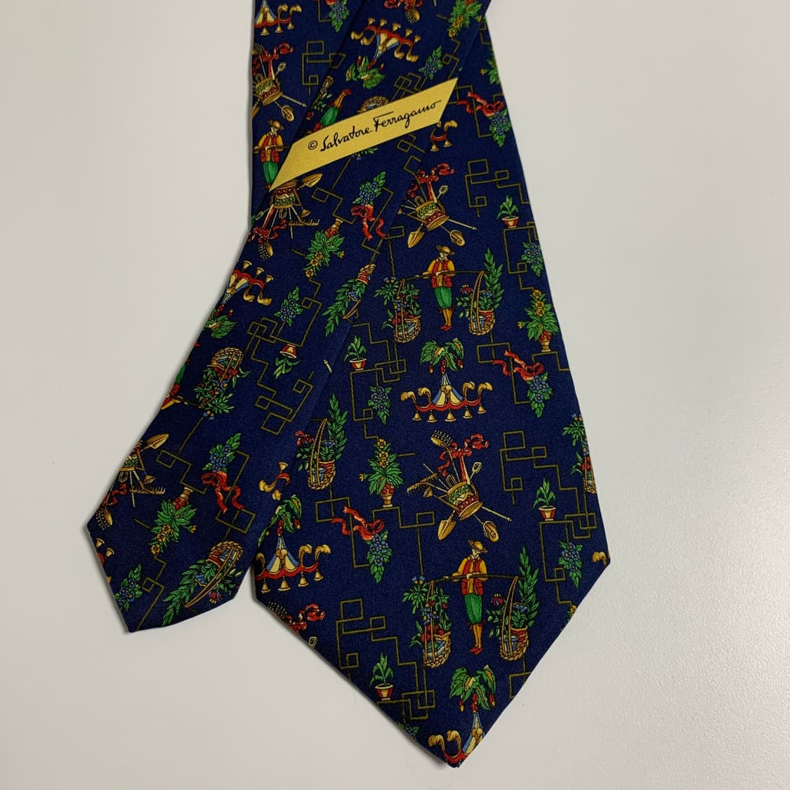 살바토레 페레가모(Ferragamo) 명품넥타이 이태리 100실크 상품이미지4