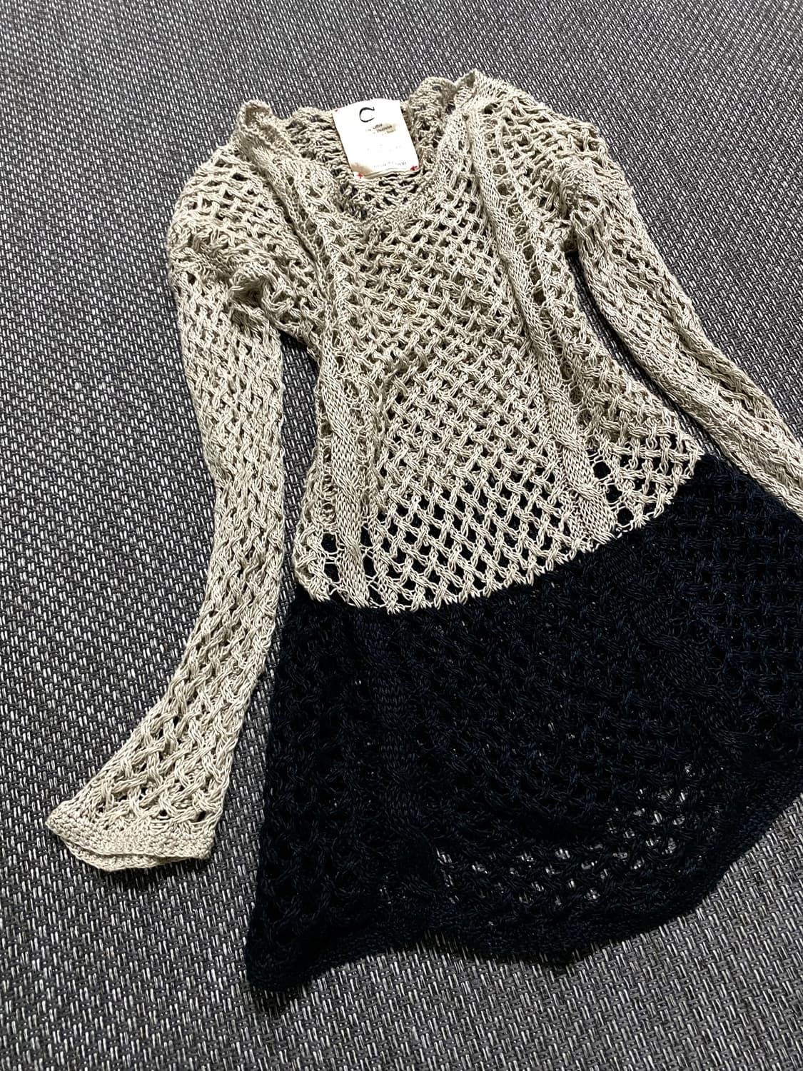 Y2K Grunge Mesh Sleeve 상품이미지4
