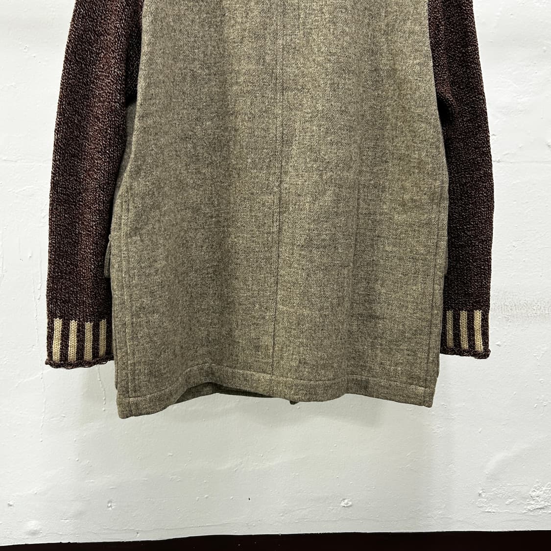1996AW 꼼데가르송 옴므 플러스 니트 슬리브 자켓 상품이미지7