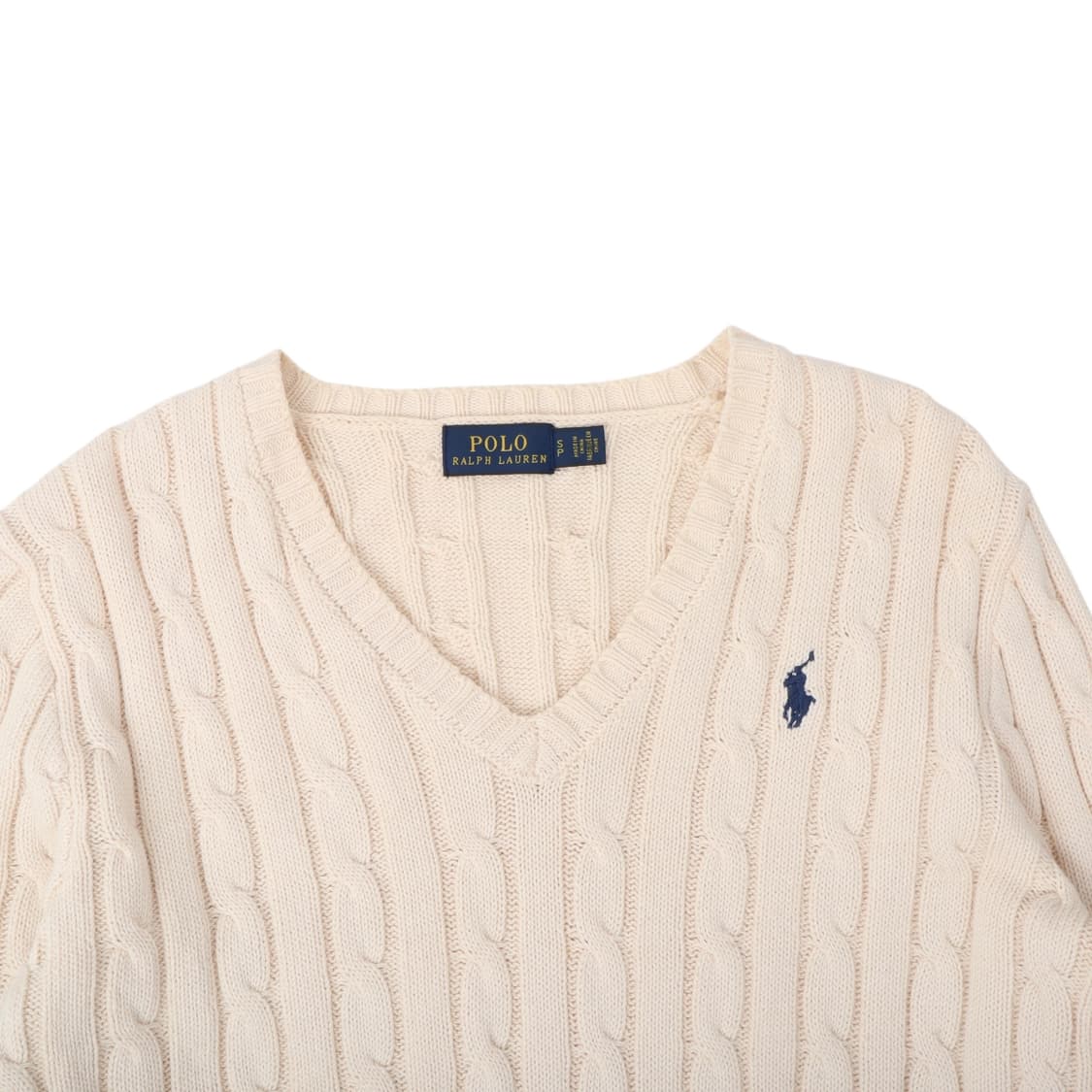 폴로 랄프로렌 아이보리 케이블 니트 상품이미지2