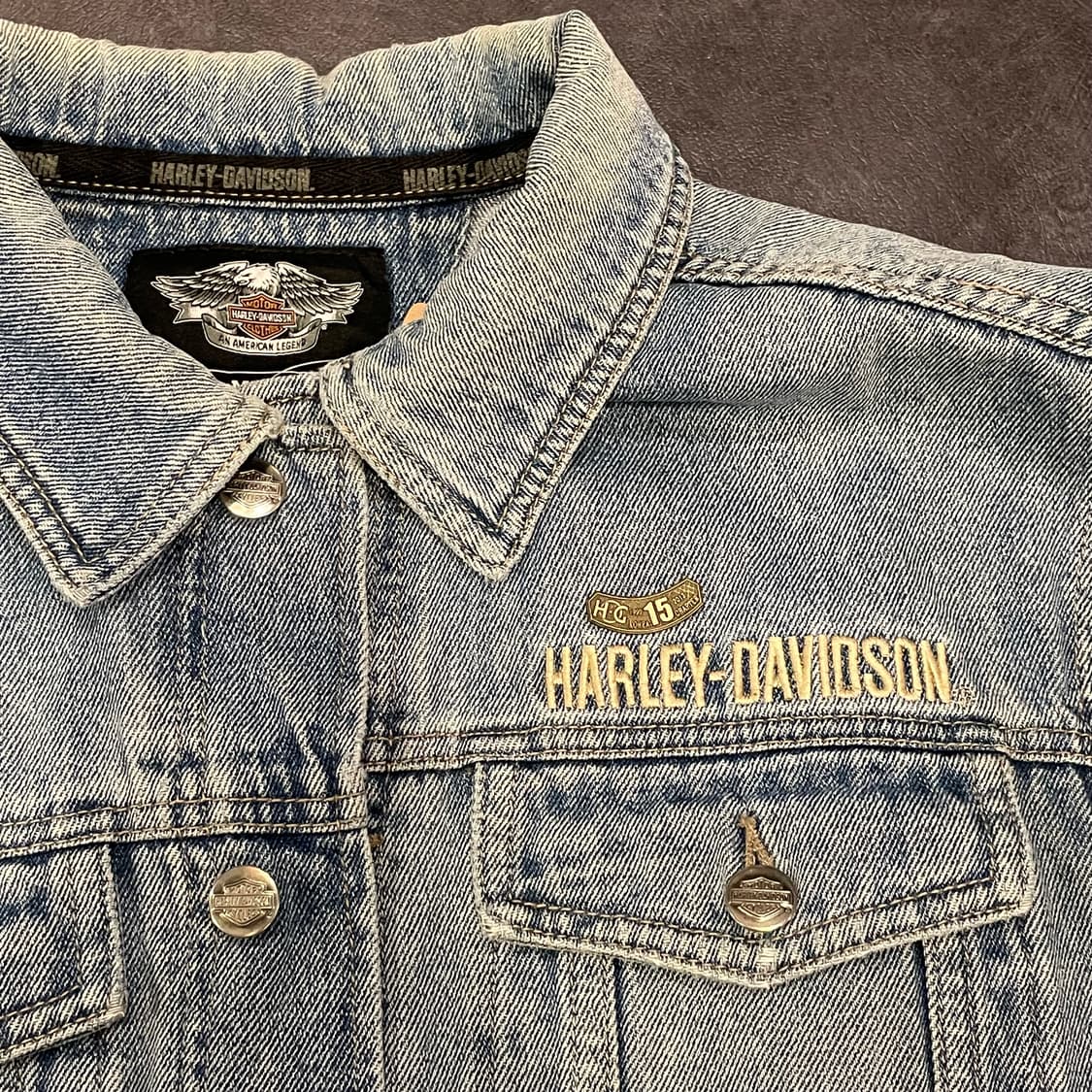 [IM] Harley-Davidson 빈티지 데님 베스트 상품이미지8