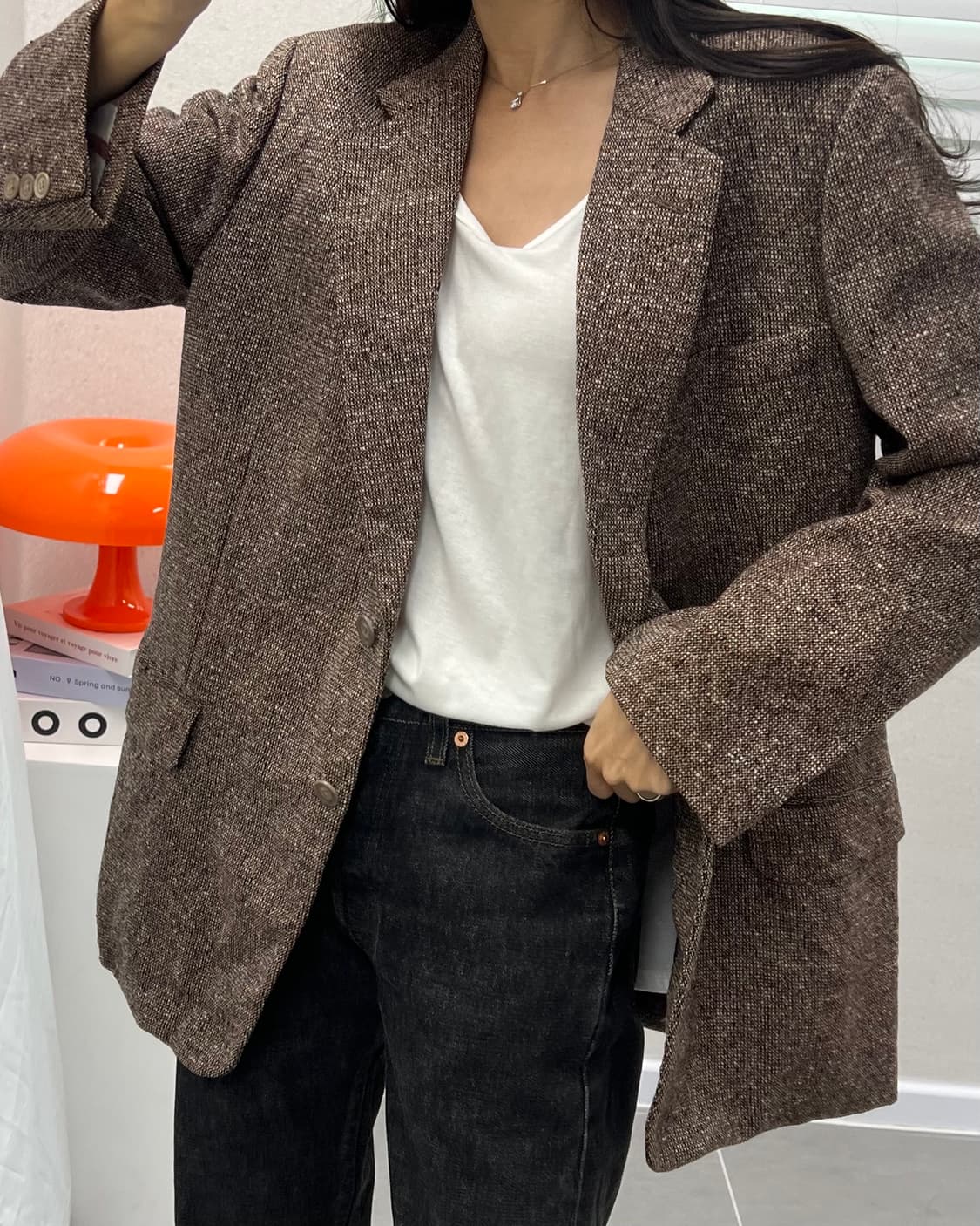 (M)빈티지 울 블레이져-M1384 상품이미지7