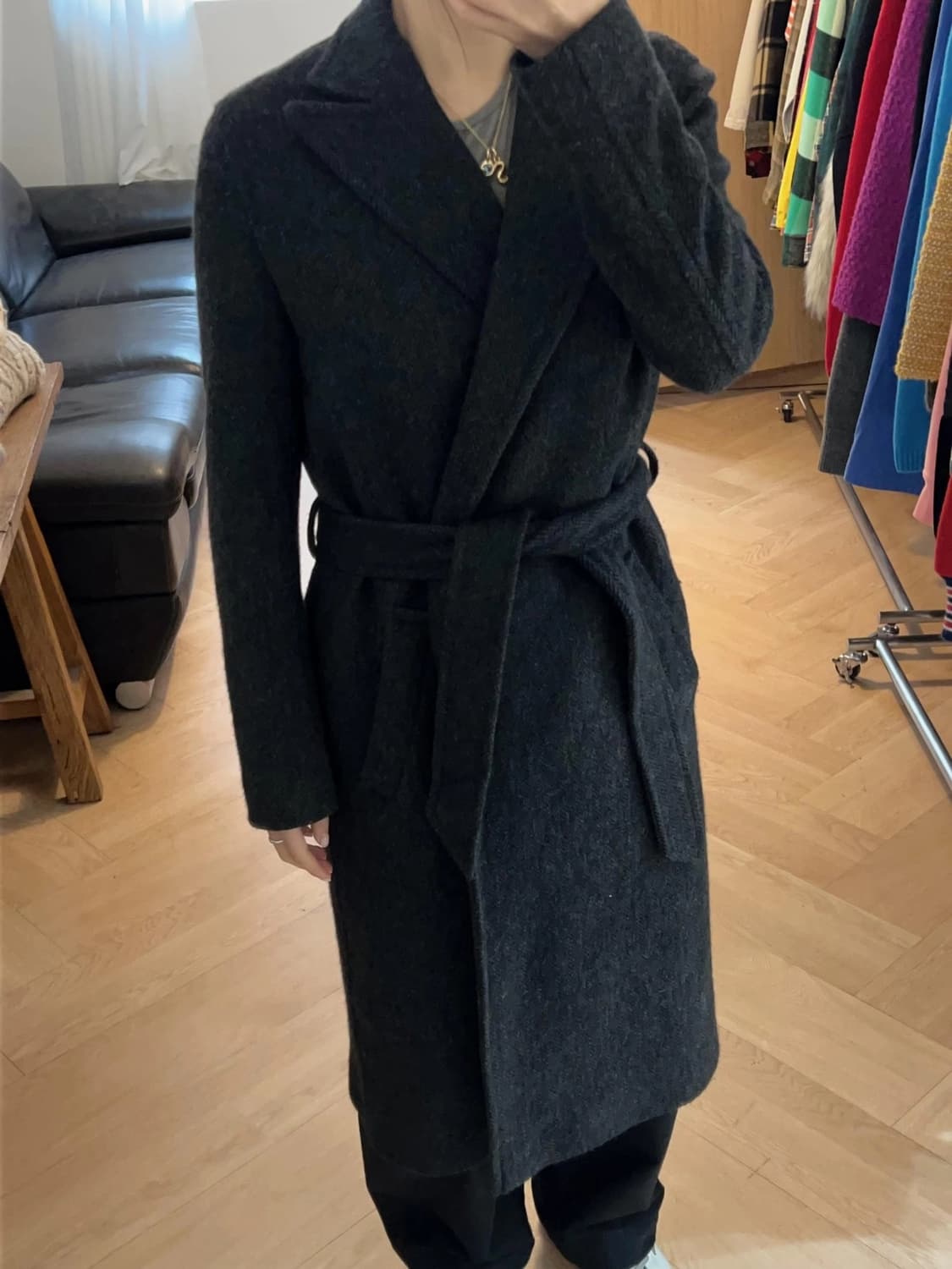 폴로 해링본 코트 상품이미지5