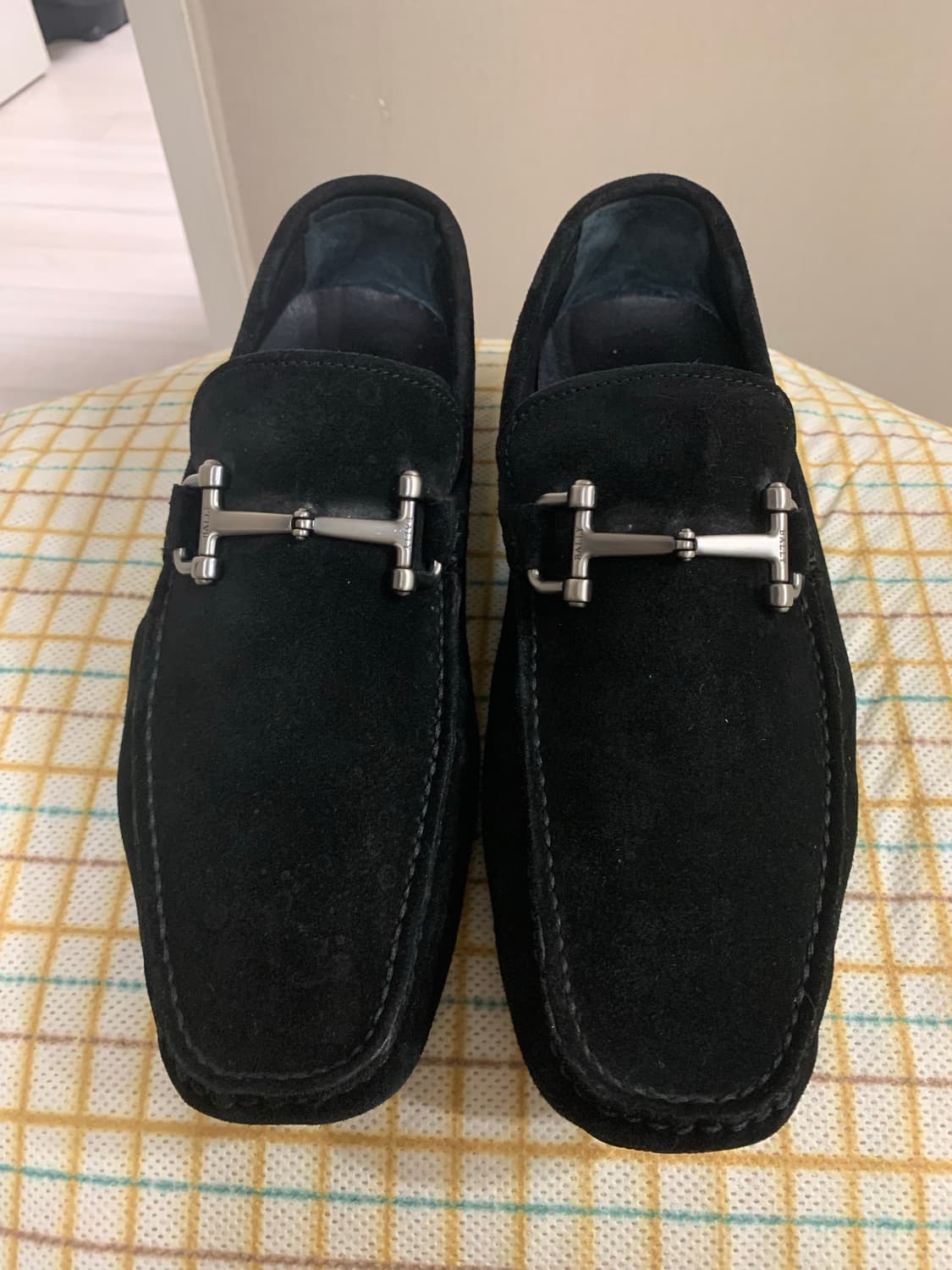 발리 드라이빙 슈즈 스웨이드 블랙 255-260사이즈 상품이미지1