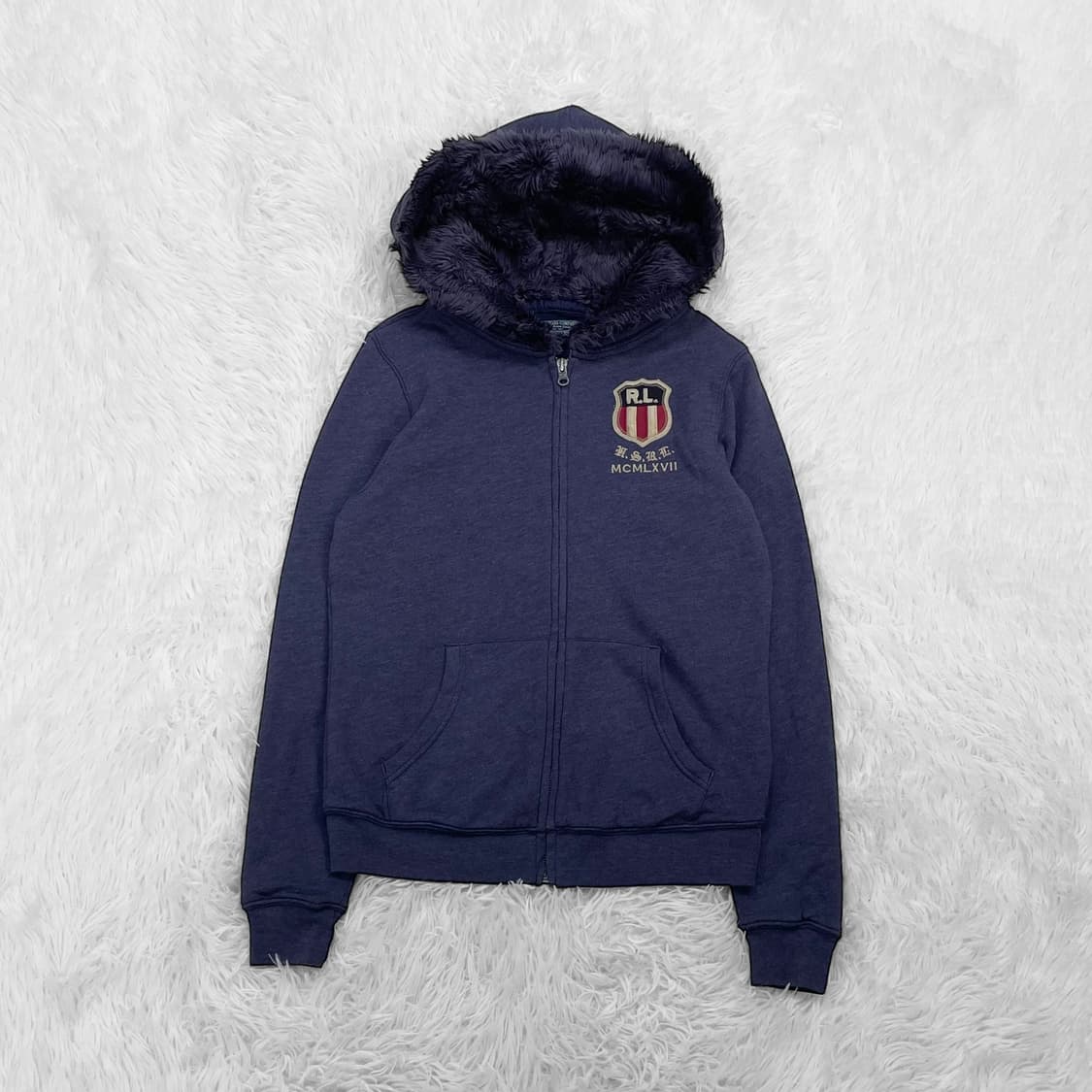 폴로 진스 컴퍼니 성조기 울프죠 후드집업 상품이미지2