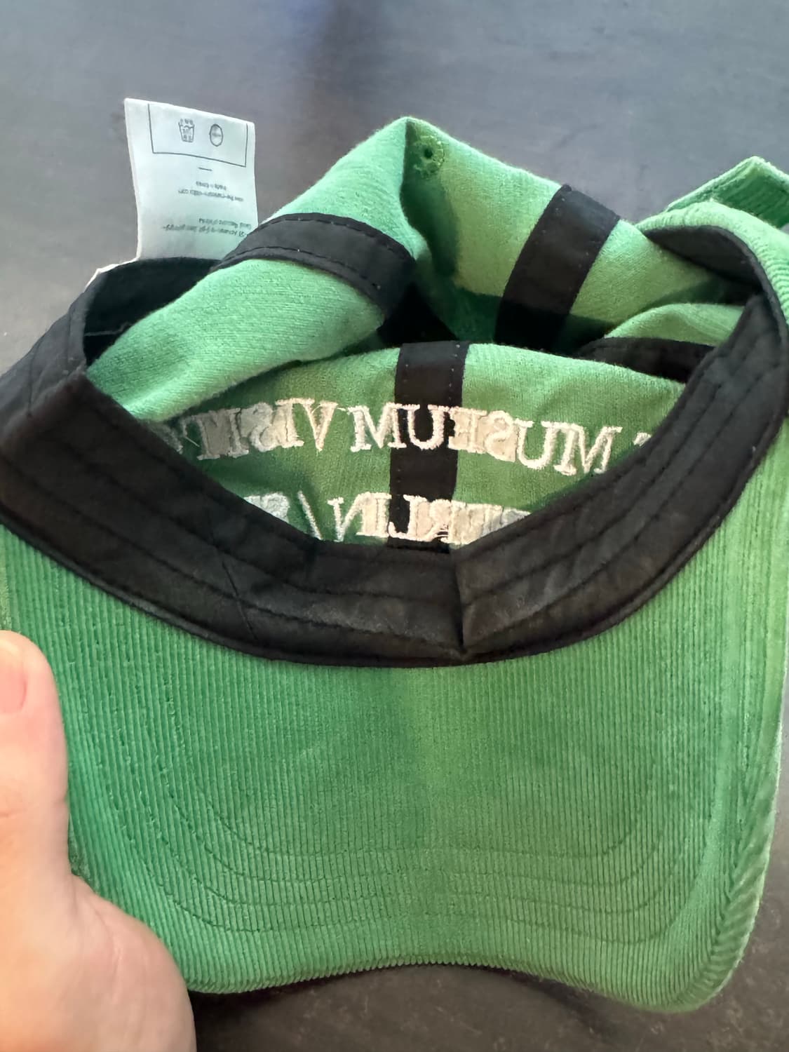 더뮤지엄비지터 코듀로이 볼캡 상품이미지3