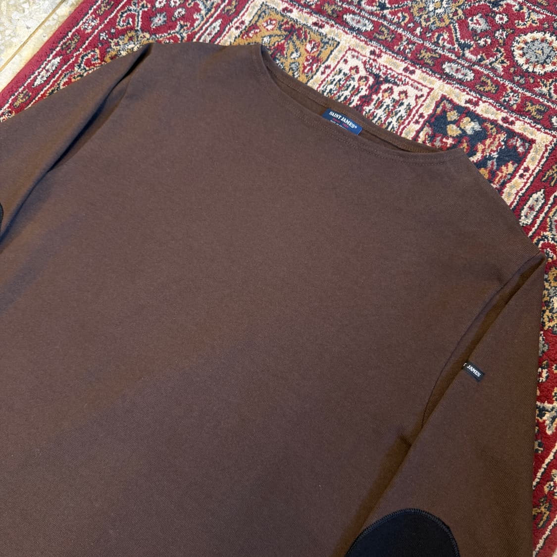 생제임스 보트넥 엘보패치 롱슬리브 [ 100 ] 상품이미지2