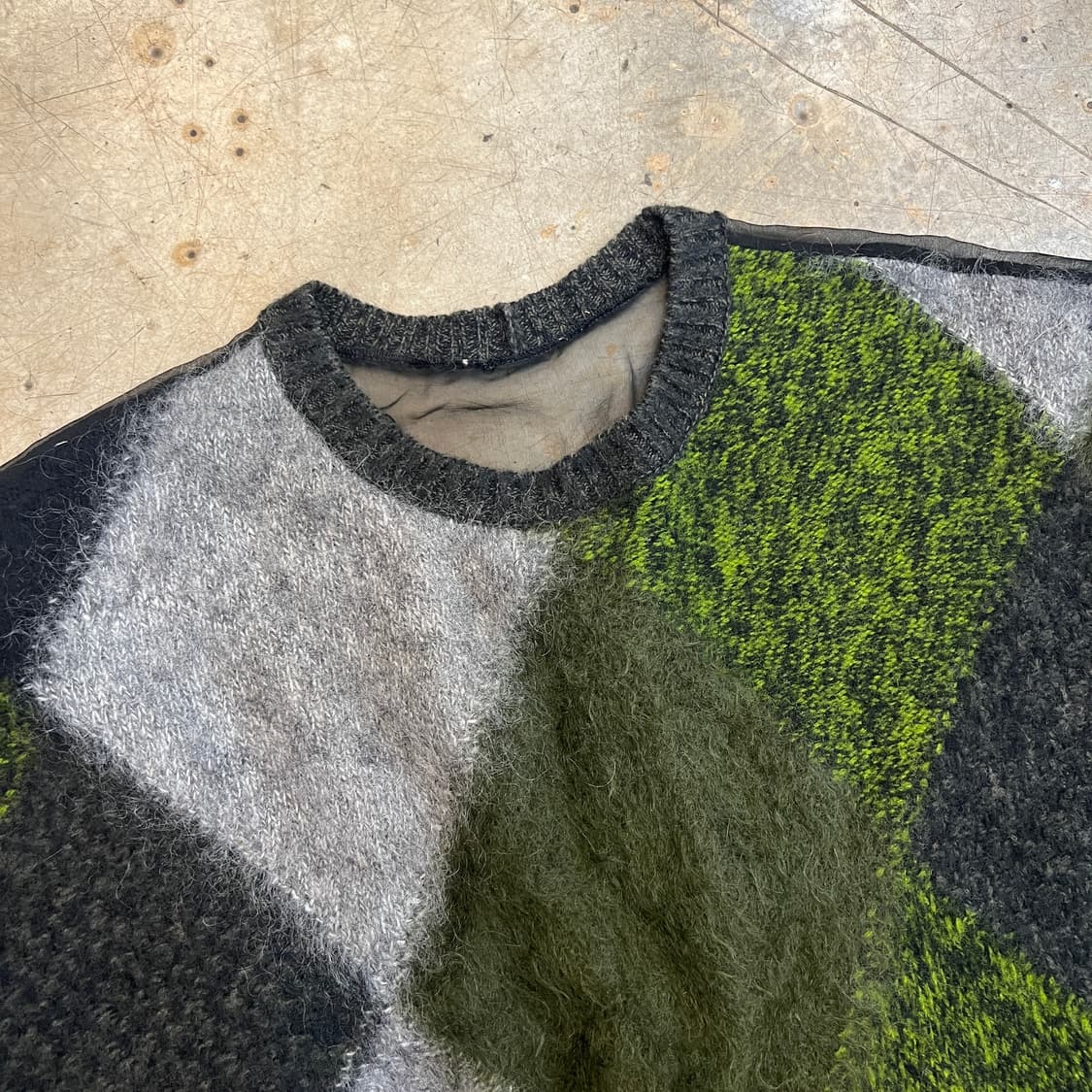 N°21 NUMERO VENTUNO 모헤어 시스루 니트 상품이미지2