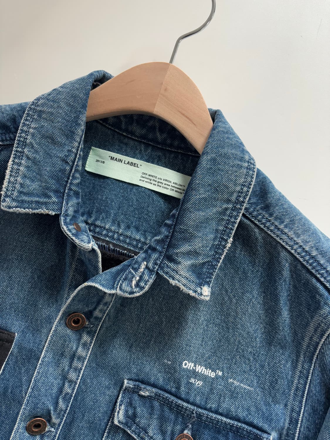 Off White 오프화이트 프린팅 데님 셔츠  상품이미지7