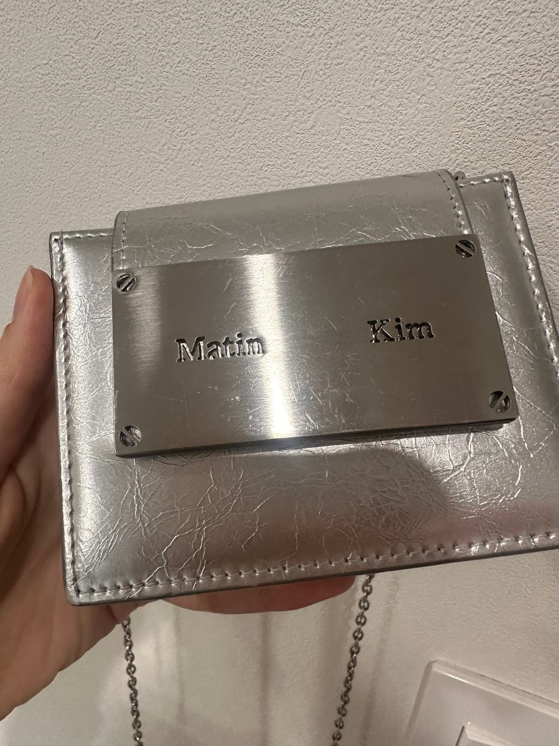마뗑킴 실버 미니백 상품이미지2