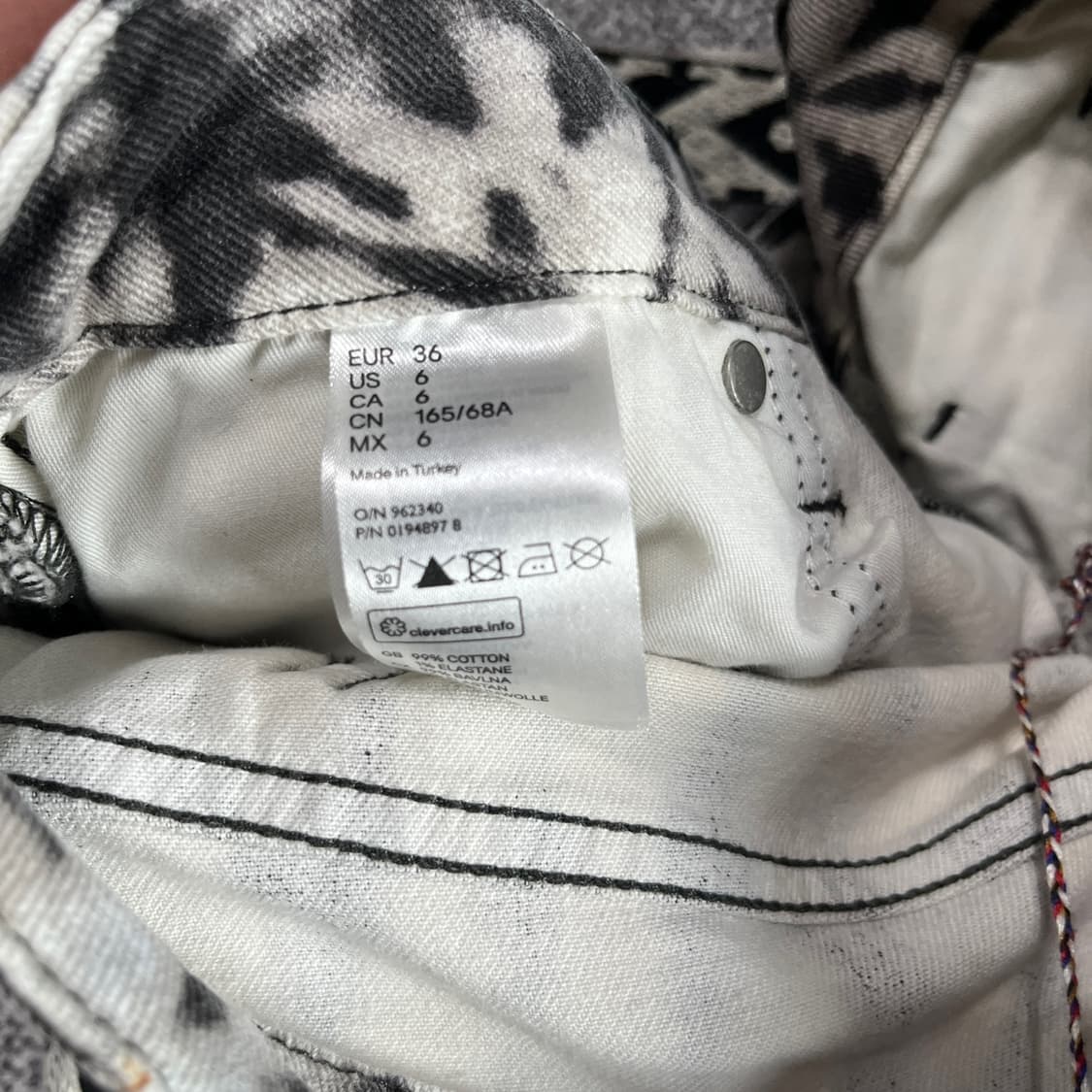 이자벨마랑 x h&m 콜라보 코튼 팬츠 상품이미지3