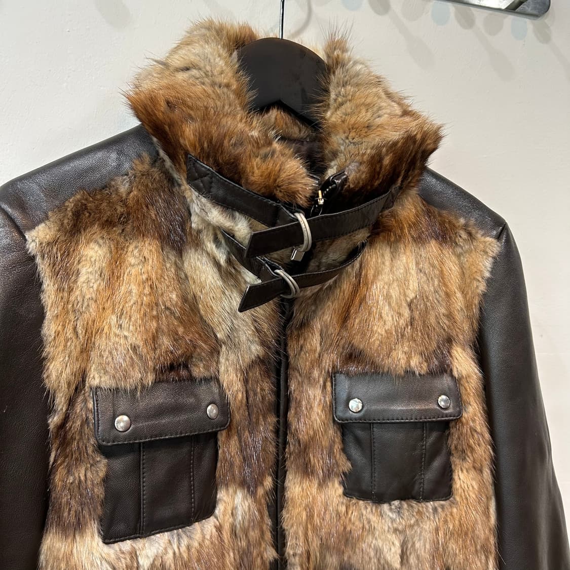 브라운 리얼퍼 양가죽자켓 상품이미지6