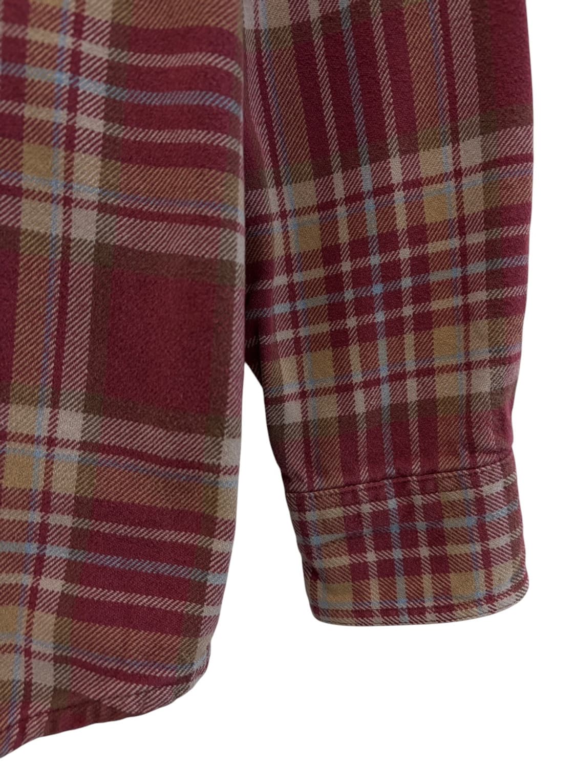 00년대 팀버랜드 체크 워크셔츠 빈티지 딥핑크 (L) 상품이미지6