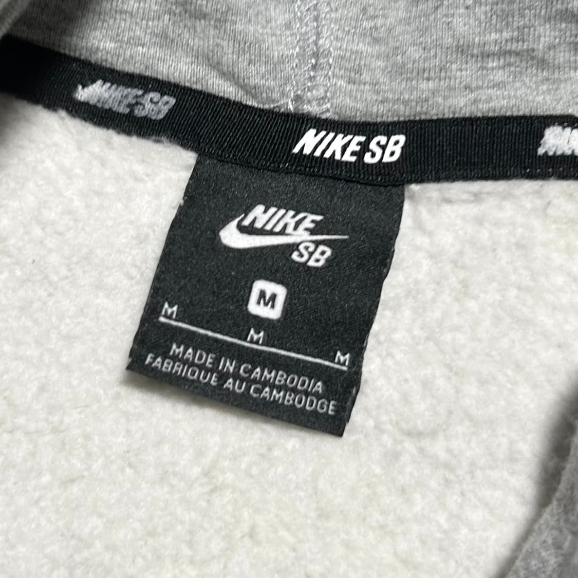 [M] Nike SB 나이키sb 그레이 기모 후드티 상품이미지5