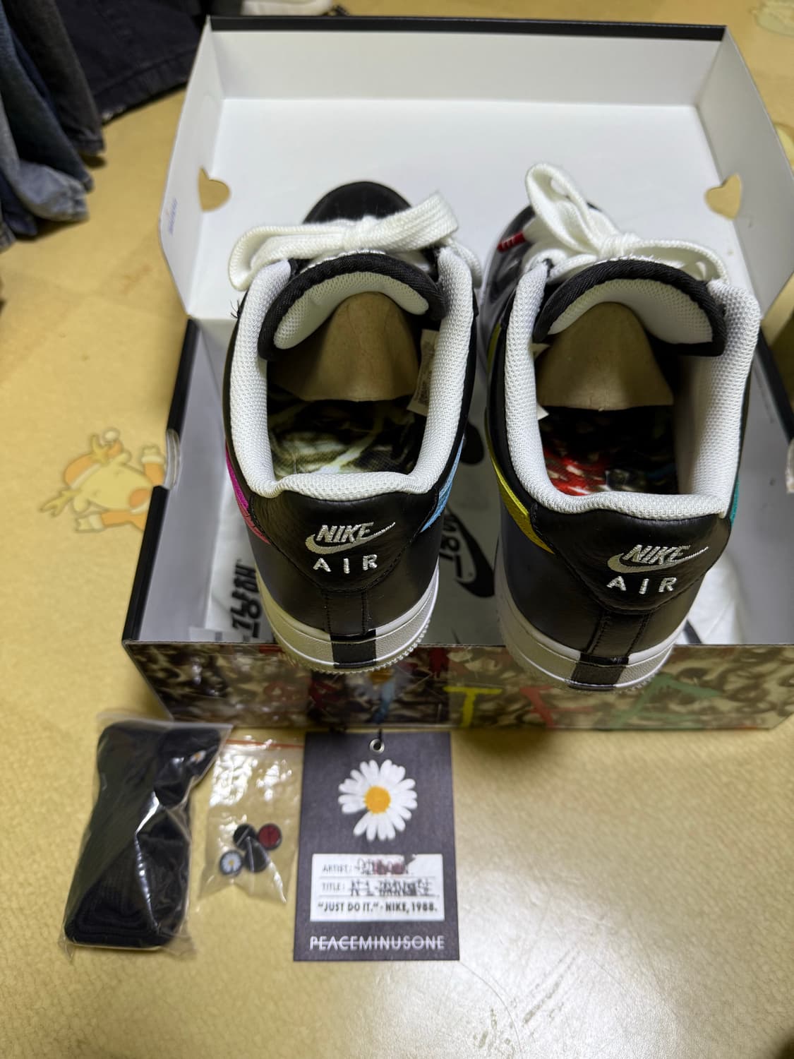 안냐세요 나이키 에어포스1 피마원 파라노이즈 3.0 블랙 265판매합니다 상품이미지3