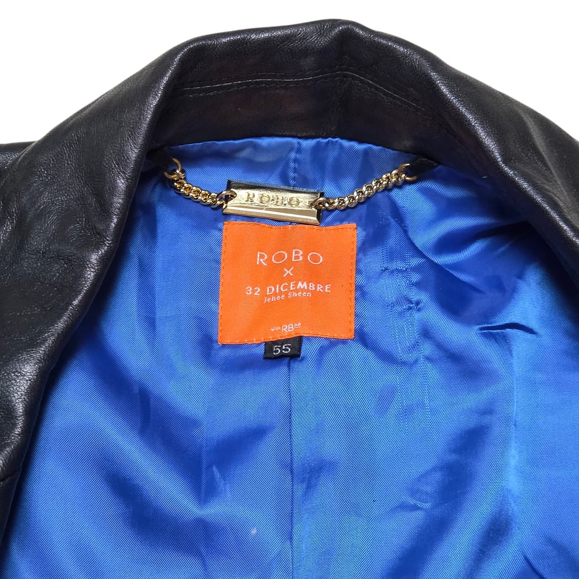 ROBO  양 가죽 100% 여성 빈티지 라이더 자켓 상품이미지4