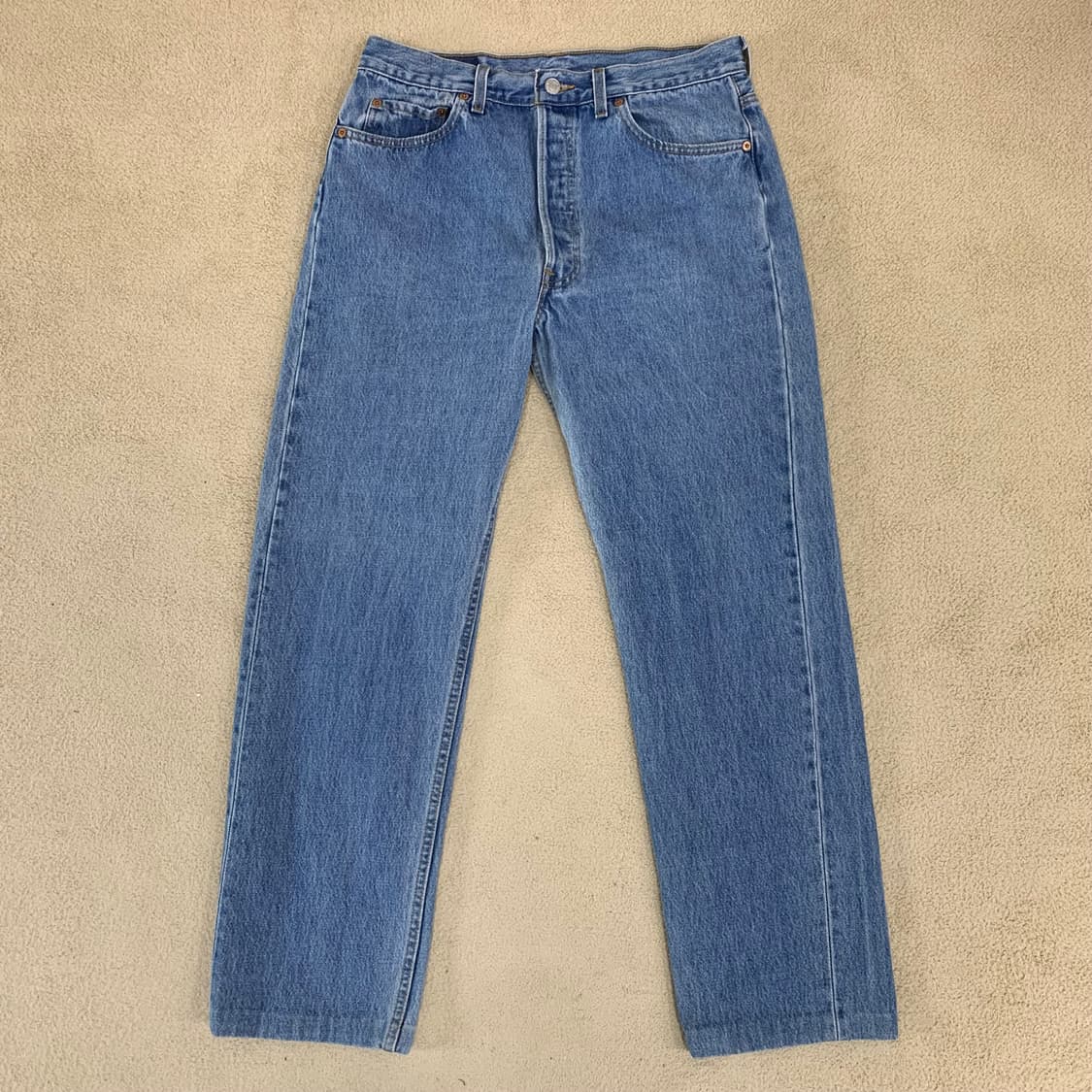 90s 빈티지 리바이스 501 데님팬츠( 32사이즈 )남자청바지 중청 상품이미지2