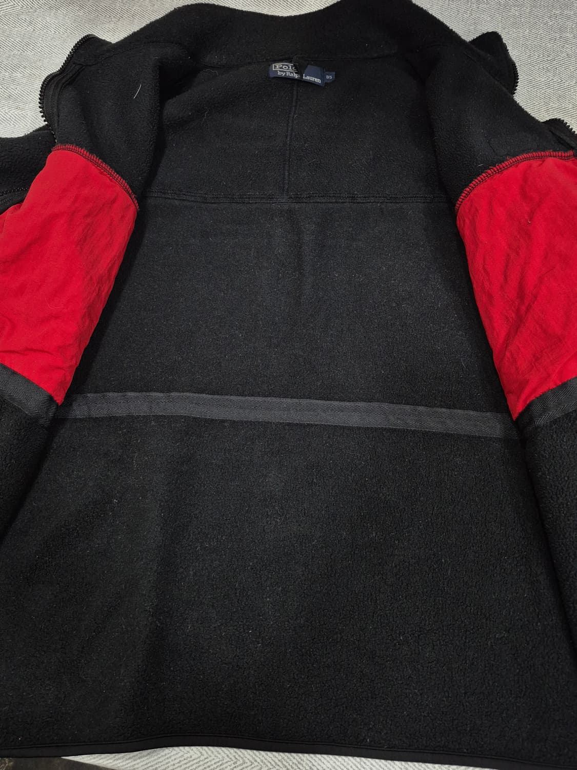 폴로랄프로렌 하이테크 RL 2000 블랙 플리스 남성 95~100사이즈 상품이미지6