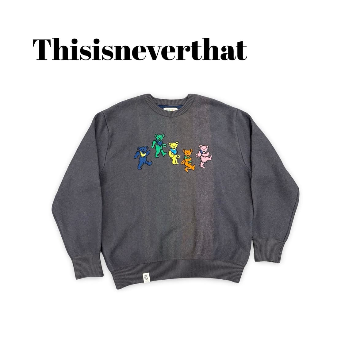 (100)디스이스네버댓x그레이트풀데드 댄싱베어니트 상품이미지1