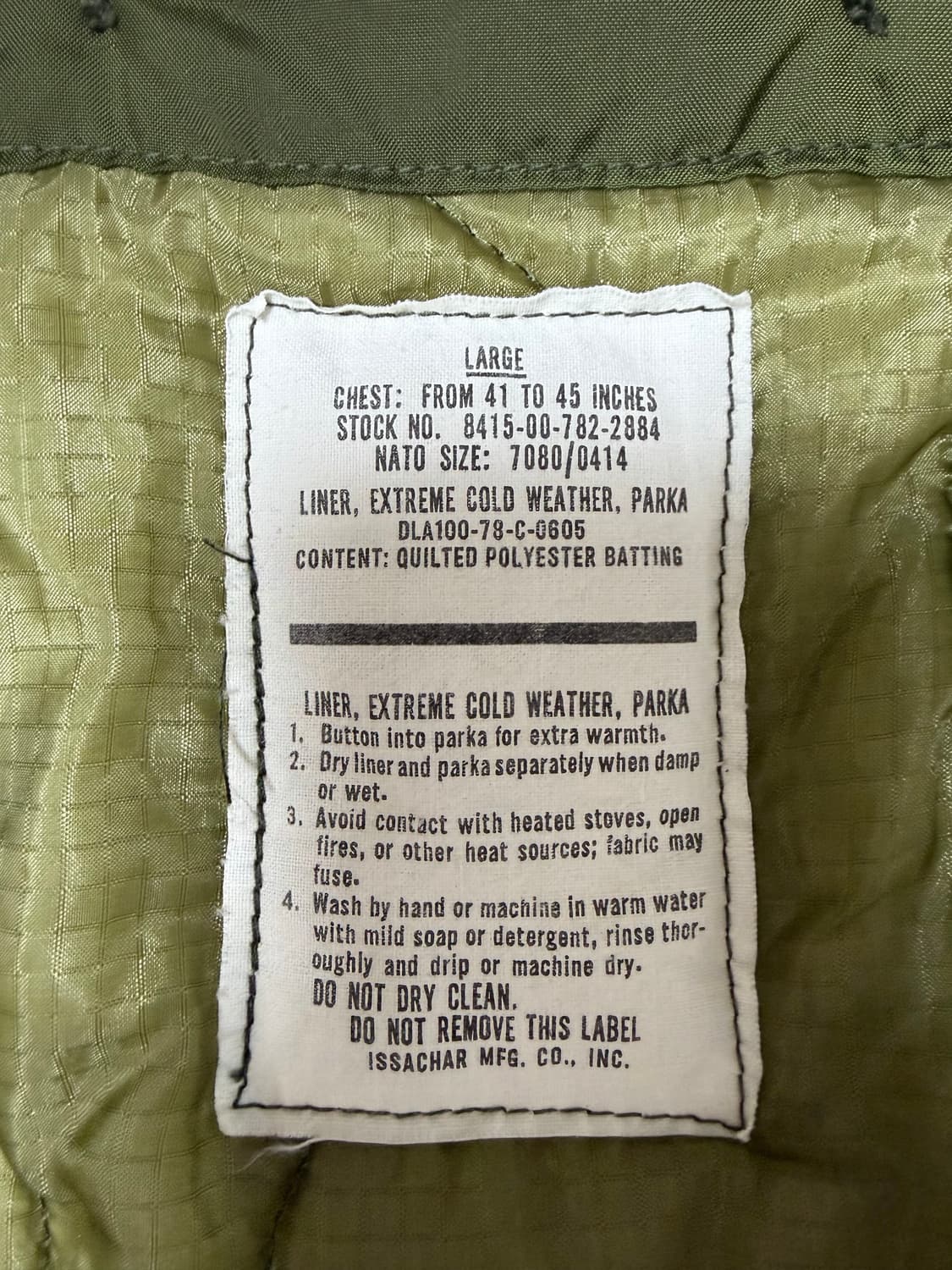 (데드스탁급) 오리지날 m65 피쉬테일 개파카 L 상품이미지6