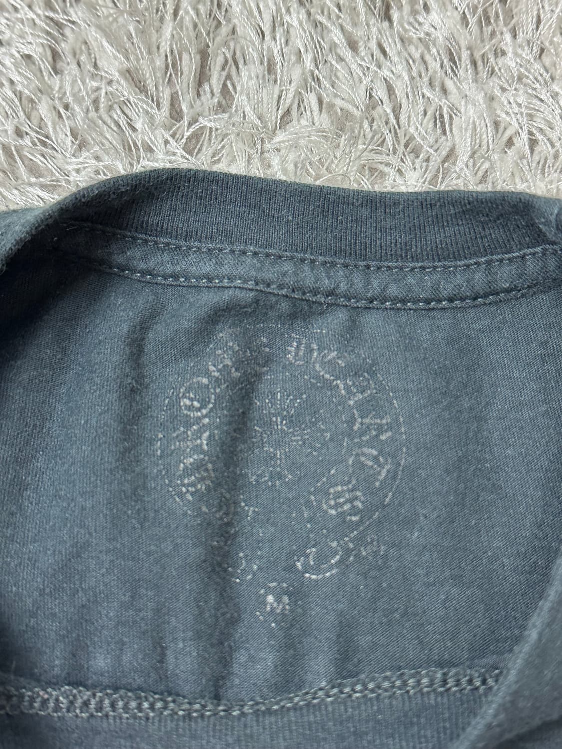 [M] 정품 크롬하츠 홀스슈 반팔 블랙 상품이미지4