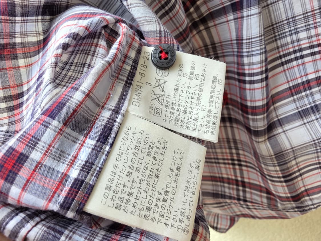버버리블랙라벨 반팔셔츠 상품이미지9
