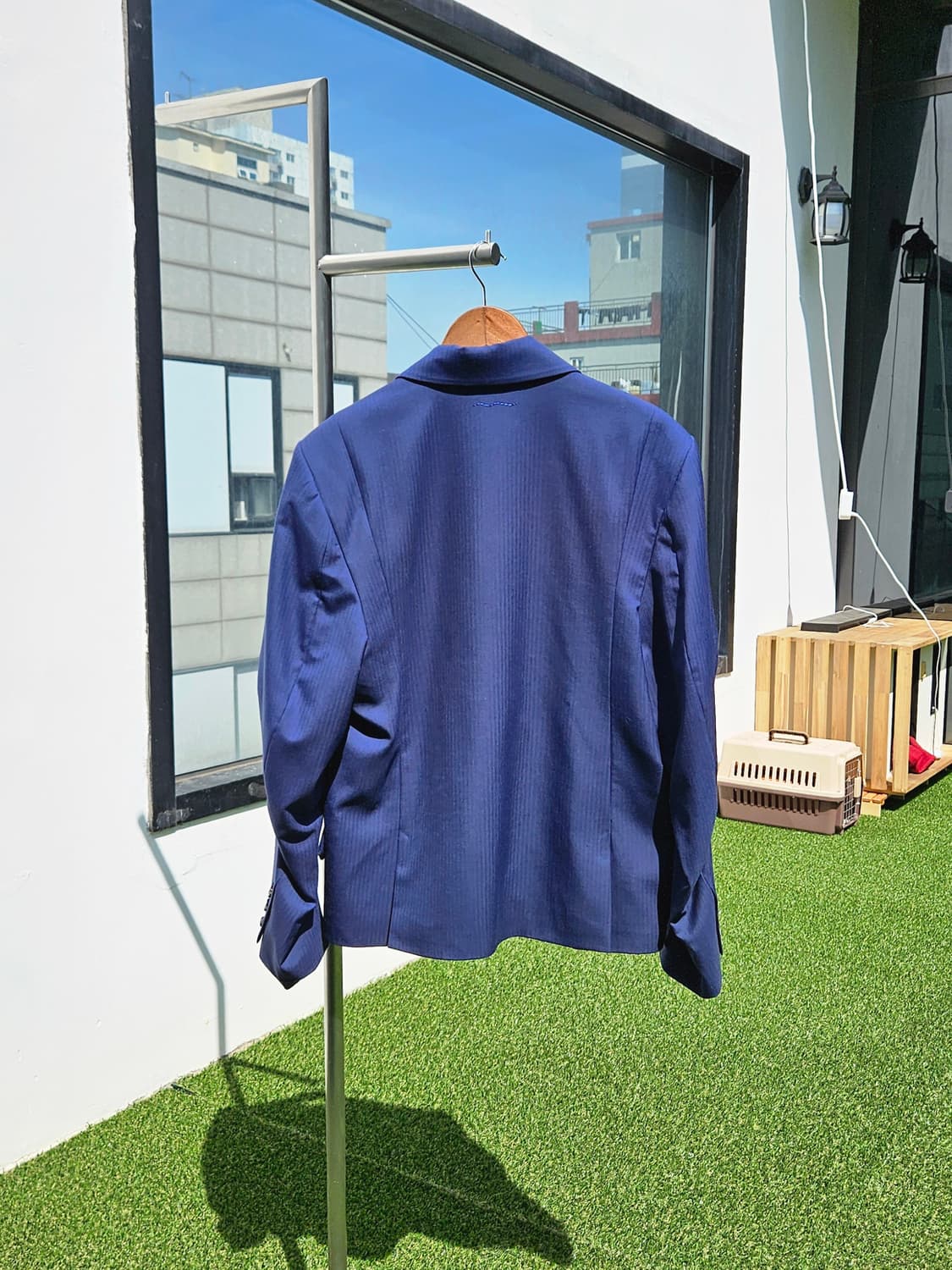 아더에러 20FW 블루썸 드레이핑 울 자켓 상품이미지2