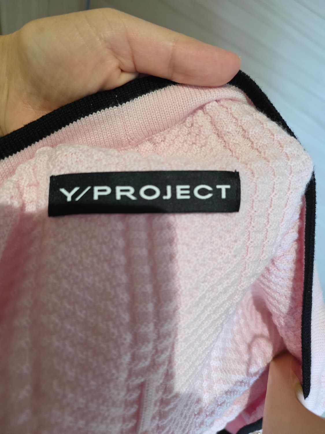 정품 와이프로젝트 후드 가디건 핑크 xs 상품이미지9