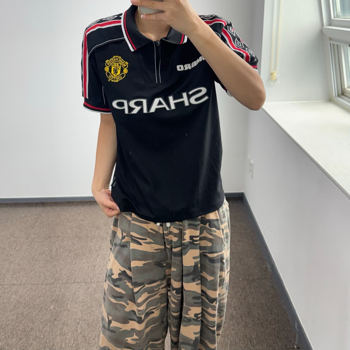 Umbro 엄브로 맨체스터 블랙 반팔 유니폼   상품이미지2