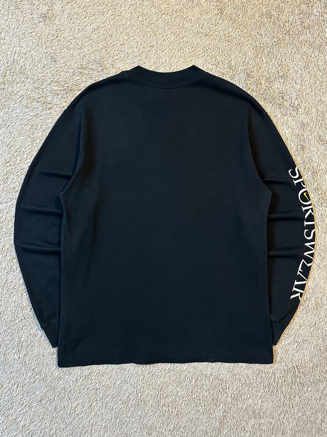 나이키 NIKE 프린팅 롱슬리브 긴팔 티셔츠 블랙 상품이미지3