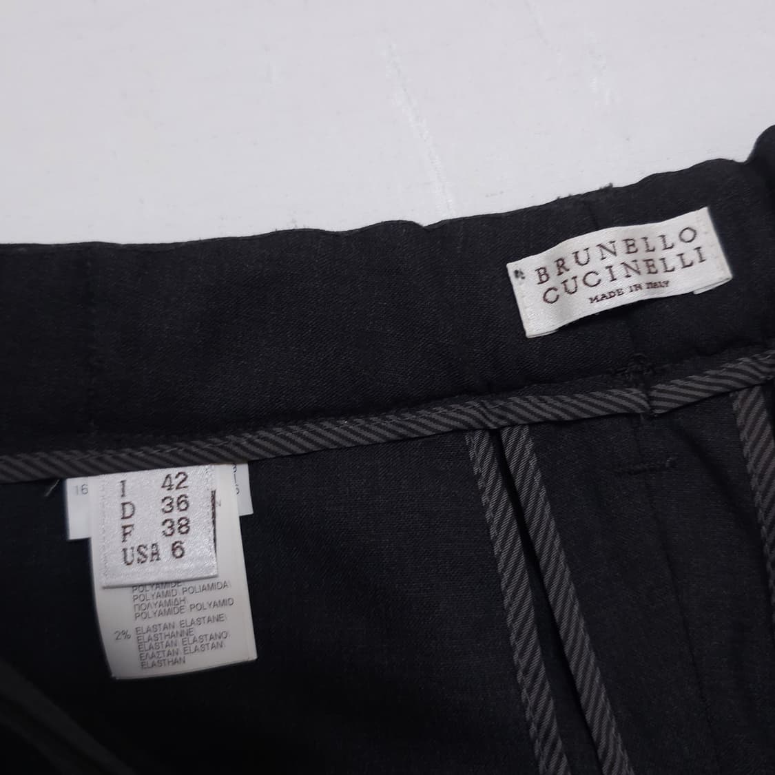 브루넬로쿠치넬리 벨티드 울 슬랙스 상품이미지4