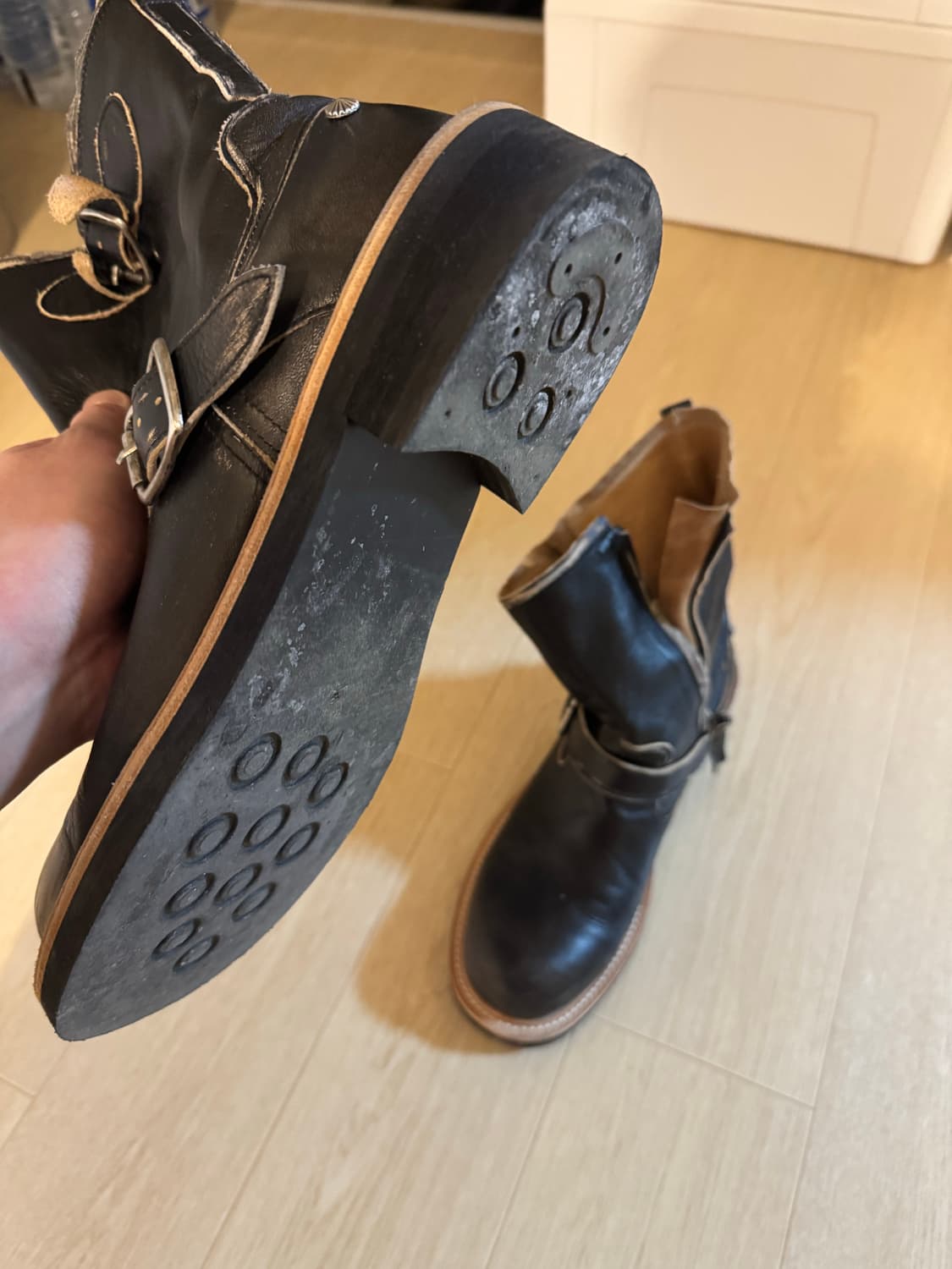 로맨틱무브 엔지니어 부츠 디스블랙275 상품이미지4