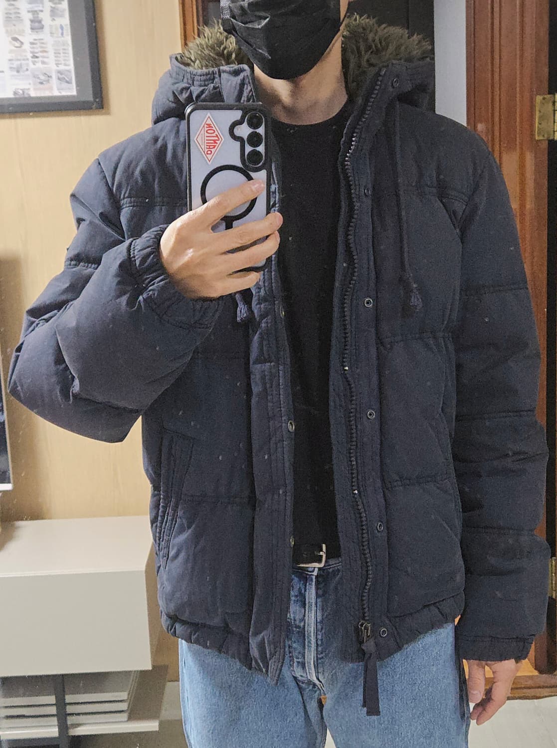 (착샷) 아베크롬비 07 캠쉘 후드 패딩 자켓 상품이미지9