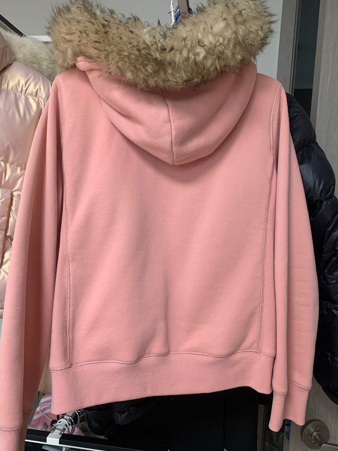 스파오 핑크 후드집업 상품이미지4