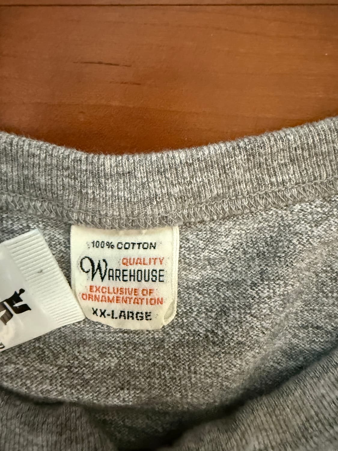 웨어하우스 LOT 4601 HENLEY NECK T GREY XXL 상품이미지3