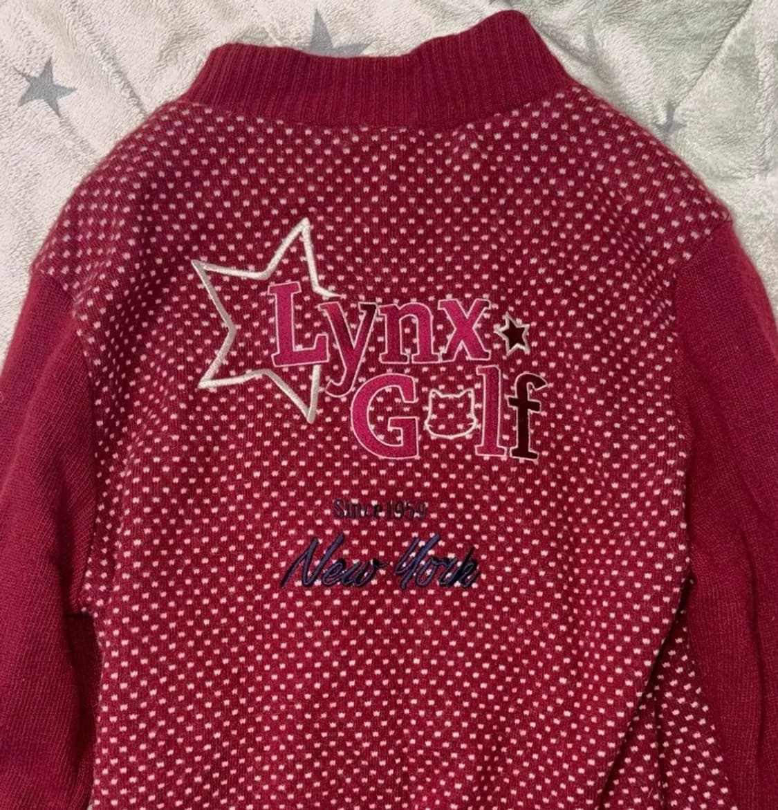 별모양 버건디 자켓 일본빈티지 y2k 구제 모리걸 하구미 갸루 대장템 상품이미지6