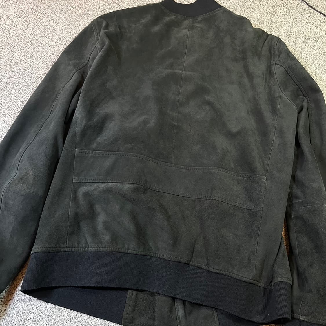 올세인츠 염소가죽 스웨이드 블루종 자켓 상품이미지4