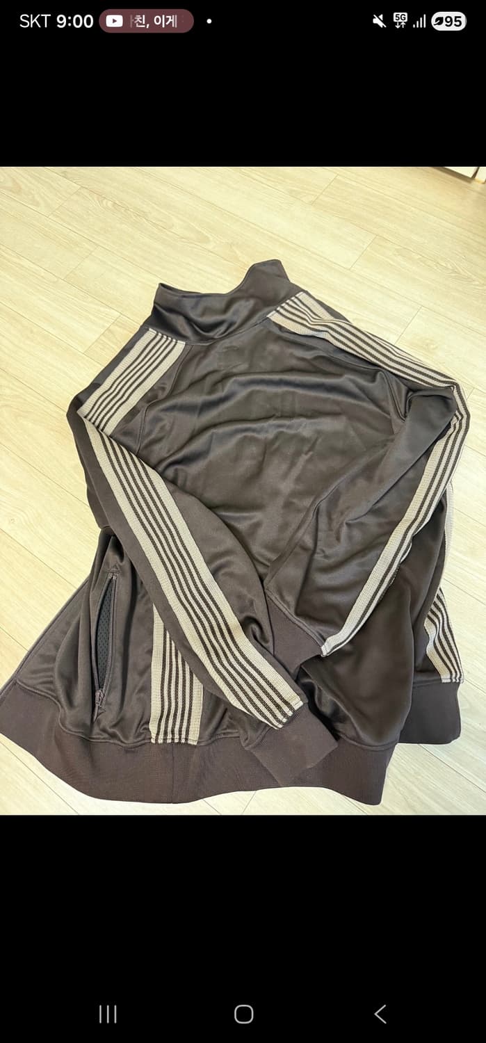 니들스 다크브라운 트랙자켓 L 상품이미지2